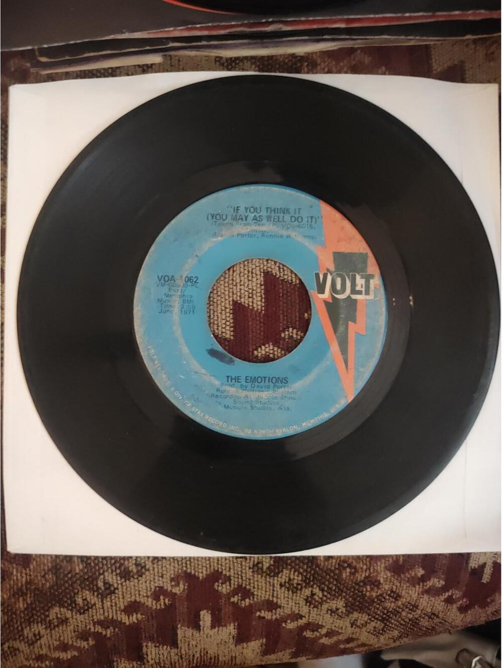 The Emotions - if you think it -VG+ RARE vinyl 45
